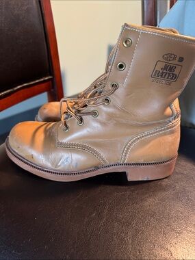 Steel Toe Men’s Tan Work Boots